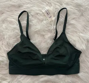 Aerie SMOOTHEZ Mesh Bralette Sycamore Size Small thumbnail 1