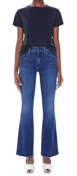 Mother The Weekender Fray Jeans in Mint Condition thumbnail 1