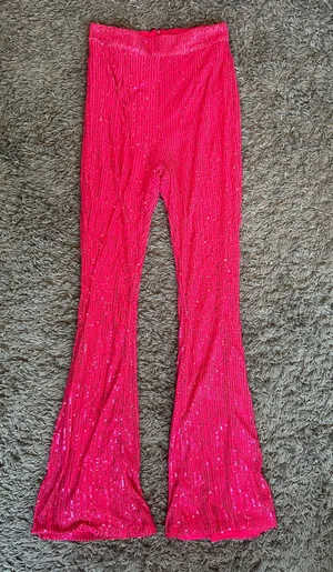 Pink Sequin Flair Pants thumbnail 1