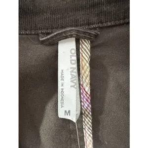 Y2K Women’s Old Navy Corduroy Brown 2 Button Long Sleeve Pockets Blazer Size M‎ thumbnail 3