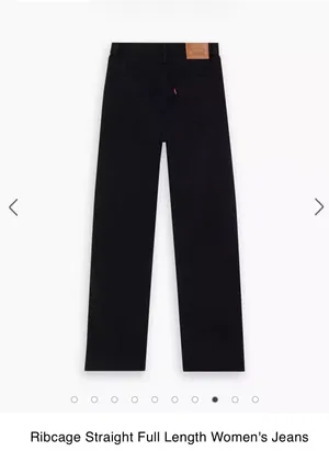 Levi’s Black Jeans Ribcage Straight  thumbnail 9