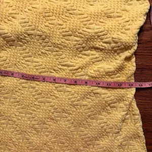 Wild Fable Yellow Halter Knee Length Dress‎ with side slit built in bra Size M thumbnail 8