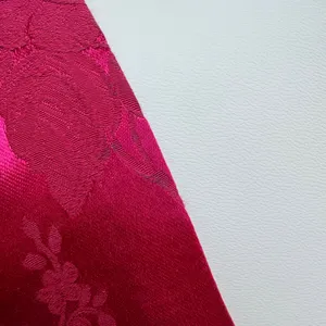 Hugo Buscati Sheath Dress 10 Red Floral Damask Satin 90s Party Glam Cocktail Y2K thumbnail 10