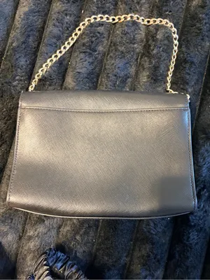 kate spade Navy Blue Saffiano Leather Crossbody with Gold Chain thumbnail 4