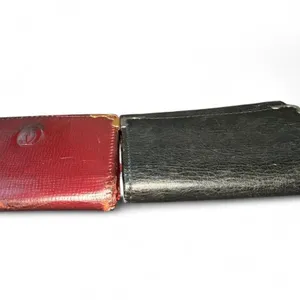 Vintage Cartier Paris Leather Coin Purse Wallet Bundle 2 Must de Cartier Black thumbnail 6