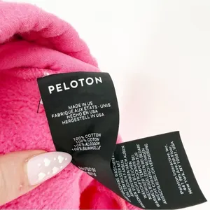 Peloton Cooldown Cotton Fleece Joggers Women's Size XL Pink‎ Athleisure thumbnail 8
