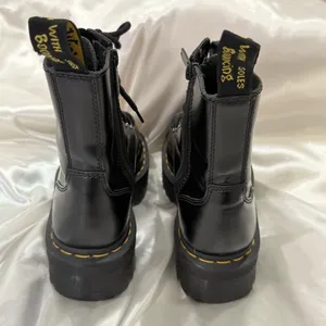 Dr. Martens Jadon Hi Polished Smooth Boots Leather Black 6 Platform Grunge Edgy thumbnail 5