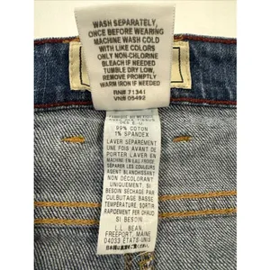 Vintage LL Bean Skirt 18 Favorite Fit Straight Denim Blue Jean Classic Preppy thumbnail 8