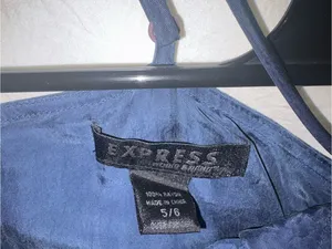 Vintage Express Navy Slip Maxi Dress thumbnail 5