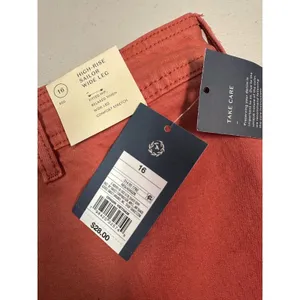 Universal Thread High-Rise Sailor Wide‎ Leg Pants Red Orange 16 New thumbnail 5