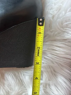 UGG ALEXIS Black Wedge Boots Women Size US 9 leather stylish thumbnail 8