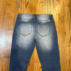 Kancan Womens Jeans Skinny‎ Denim Ripped Distressed Stone Wash Blue 27 thumbnail 3