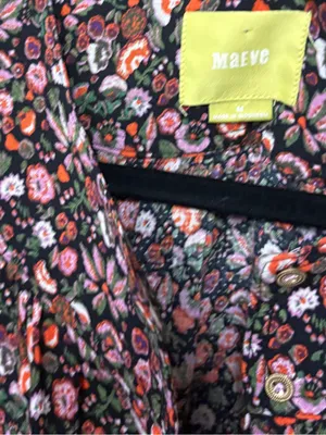 Maeve black floral top size medium thumbnail 5