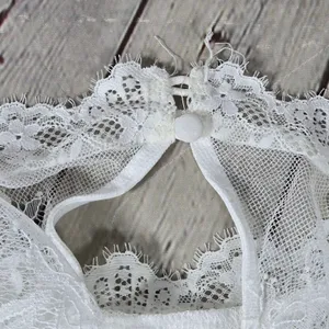 Lulus Laveau White Lace Bustier Backless Mermaid Maxi Dress Wedding Bridal Small thumbnail 9