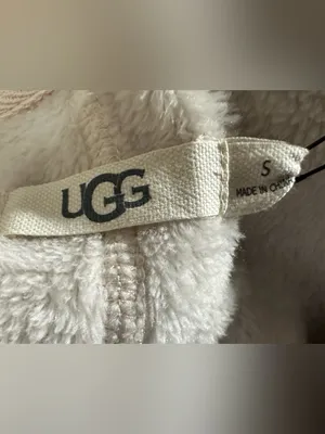 UGG Daisy Cozy Sweater Sweatshirt Fleece Cream Size Small NEW thumbnail 8