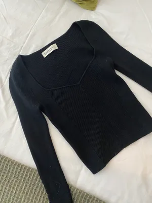 Black Abercrombie Knit Long Sleeve thumbnail 2