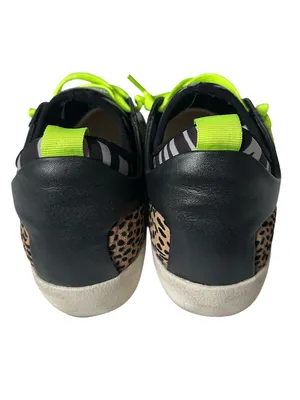 Gianni Bini Kaekko Glitter Star Leopard Print Sneakers thumbnail 6
