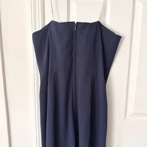 Lilly Pulitzer Kylo True Navy Blue Strapless Sweetheart Jumpsuit NWT 10 No Belt thumbnail 7
