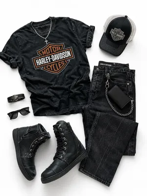 Harley-Davidson Men’s Boots Leather Combat thumbnail 2