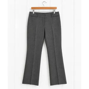 Anne Klein Pants Womens 8 Charcoal Gray Bootcut Stretch Dress Trousers thumbnail 2