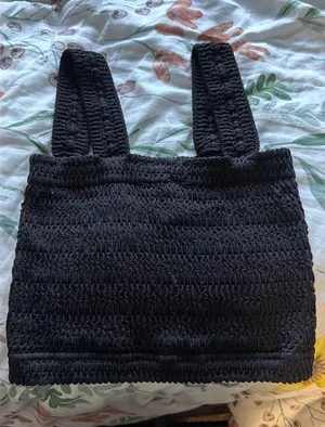 NIKIBIKI Top Ribbed Crop thumbnail 1