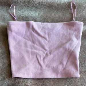 ZARA Crop Tube Top pink thumbnail 1