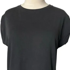 Anine Bing Tanner Sleeveless Organic Cotton Dress Cuffed Sleeves Black Size XS thumbnail 3