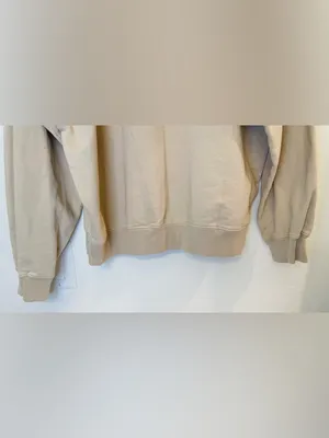 John Galt‎ Women’s Light Brown Polo Crew Neck Sweatshirt Size S thumbnail 7
