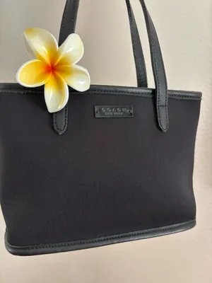 Vintage Coach Black Mini Tote thumbnail 2
