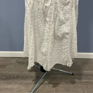Free People Linen Blend One Shoulder Bella Cottagecore Maxi Dress NWT Size XS thumbnail 7