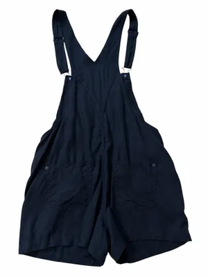 TNA Aritzia Sentyu Black Overalls Romper thumbnail 2