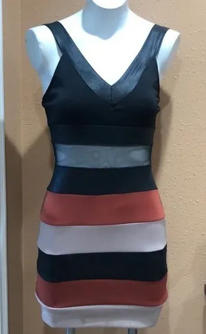 Windsor striped spaghetti strap dress thumbnail 1