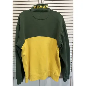 E5 Oregon Ducks College Football 1/4 Zip Pullover Logo Embroidered‎ thumbnail 4