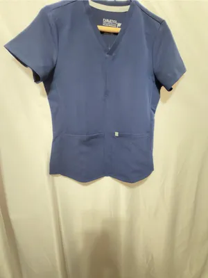 Fabletics Navy Scrub Top Size XXS New! thumbnail 7