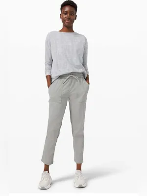 Lululemon Beyond the Studio Pant Slim Rhino Grey Size 10 thumbnail 5