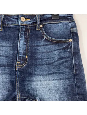 KanCan Distressed Denim Shorts Medium Frayed Hem thumbnail 4