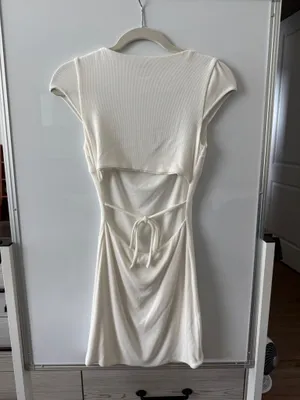 Hello Molly Dress Mini White thumbnail 3