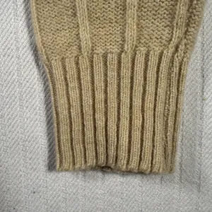 Vintage Tami Women’s Small Yellow Rib Knit Quarter Zip Mock Neck Sweater thumbnail 11