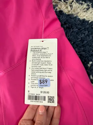 Lululemon Align Bodysuit Sonic Pink thumbnail 3
