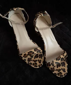 Leopard print block heel Brown Size 10 thumbnail 1