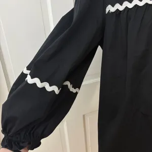 Crosby by Mollie Burch Blouse‎ M Ric Rac Boho Ruffle Quiet Luxury Modest Prairie thumbnail 4