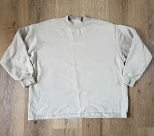 Essential Fear of God Beige Mock Neck Sweatshirt thumbnail 1