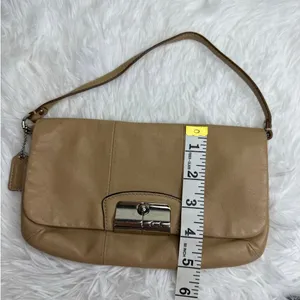 COACH y2k Tan Kristin Mini Purse Wristlet thumbnail 11