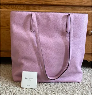 Kate Spade Pink Leather Tote Bag thumbnail 2