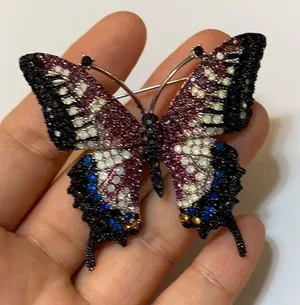 Butterfly brooch pin thumbnail 1