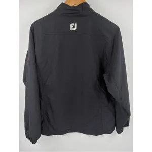 FootJoy black mid layer golf full zip nylon jacket women’s L performance thumbnail 5