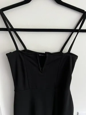 Pretty Little Thing NWT Black Mini Dress thumbnail 2