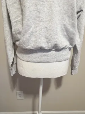 Skims Lightweight Fleece Shrunken Quarter Zip Pullover size large NWT thumbnail 6
