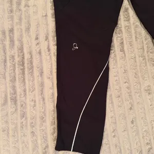 Jaanuu Scrub Pants Womens L Black Jogger Drawstring Cargo Piping‎ Stethoscope L thumbnail 6