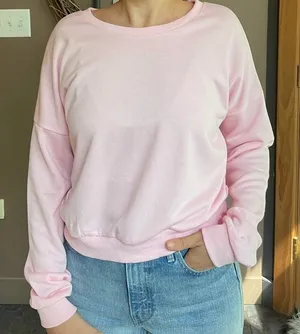 NWT Morrisday the Label Pink the Rodeo Sweater Size Medium‎ thumbnail 1